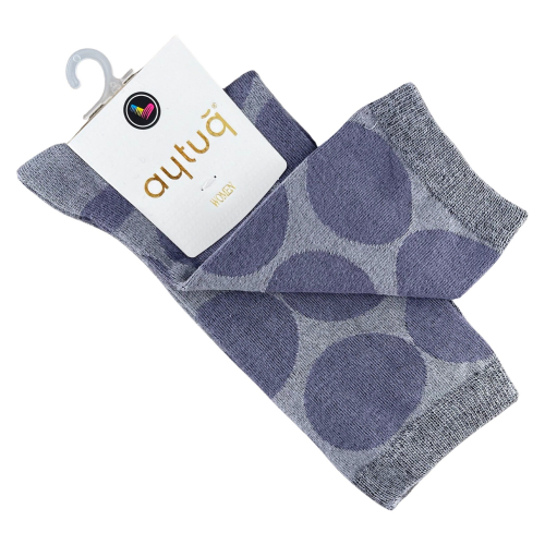 Шкарпетки жіночі Aytug Cotton 41073 високі сірі Size 36-40