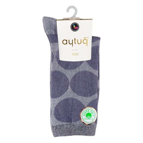 Шкарпетки жіночі Aytug Cotton 41073 високі сірі Size 36-40