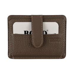 Гаманець картхолдер шкіряний Bond Non 132-213 світло-коричневий