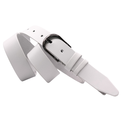 Ремінь жіночий шкіряний Кремінь 05.35.00.34 білий 125 см