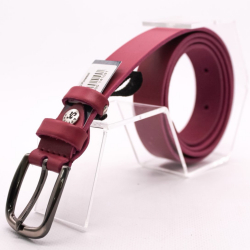 Ремень женский кожаный Кремень 05.25.00.63 розовый 105 см