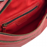Сумка крос боді жіноча шкіряна Vittorio Safino VS 055 червона Корсика