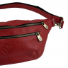 Сумка крос боді жіноча шкіряна Vittorio Safino VS 055 червона Корсика