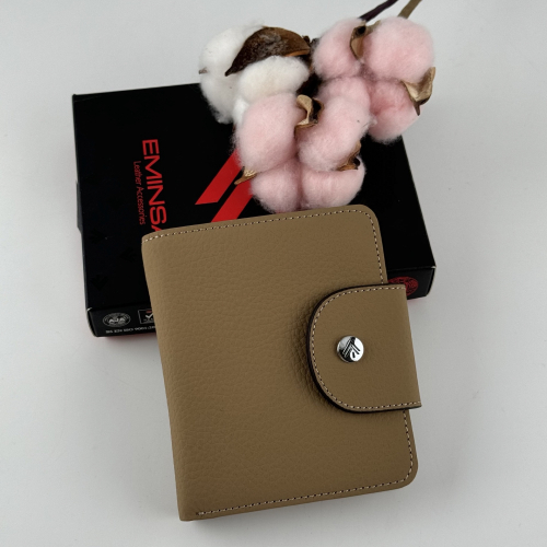 Кошелек женский кожаный Eminsa 2154 9-37 бежевый