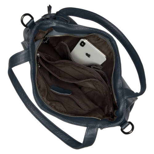 Сумка жіноча шкіряна Bags4Life 2026 синя