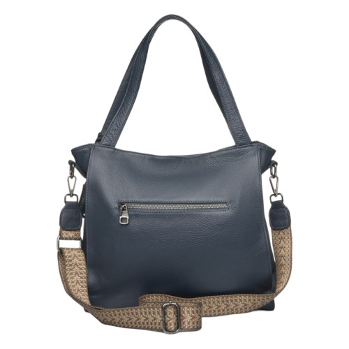 Сумка жіноча шкіряна Bags4Life 2026 синя