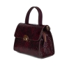 Сумка жіноча шкіряна лакована Karya 5075-561 марсала