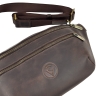 Сумка крос боді чоловіча шкіряна Vittorio Safino VS 055 коричнева Крейзі