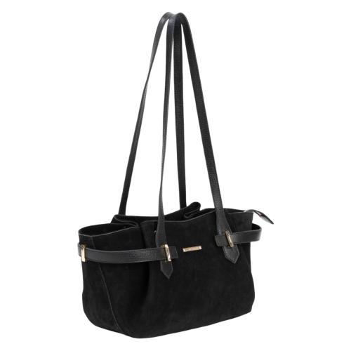 Сумка женская замшевая Enzo Nori EN1124-1106 черная