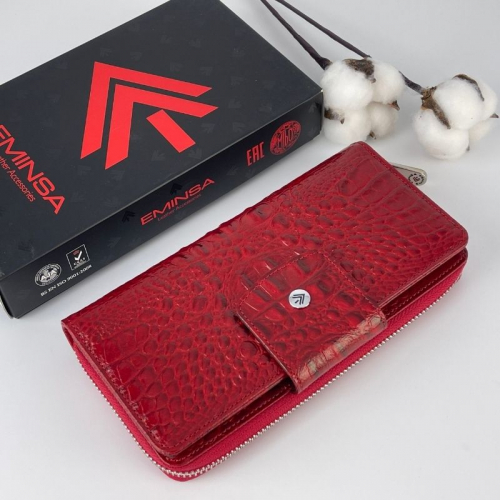 Кошелек женский кожаный Eminsa 2149 15-5 красный