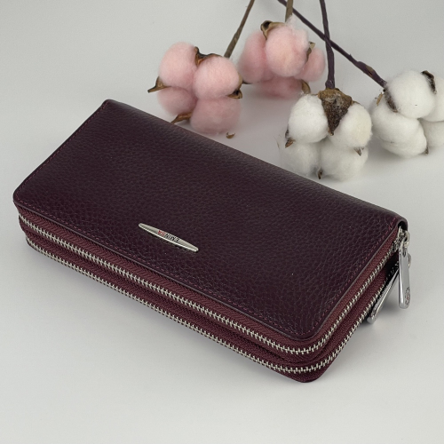 Кошелек женский кожаный Eminsa 2160 37-6 бордовый