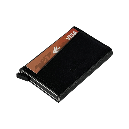 Візитниця-картхолдер шкіряна Eminsa 1620 18-1 чорна