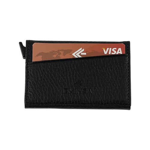 Візитниця-картхолдер шкіряна Eminsa 1620 18-1 чорна