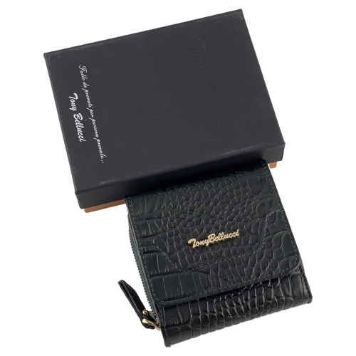 Гаманець жіночий шкіряний Tony Bellucci 864-360 темно-зелений