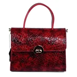 Сумка жіноча шкіряна лакована Karya 5075-569 червона