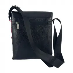 Сумка чоловіча шкіряна Eminsa 6101 37-1 чорна