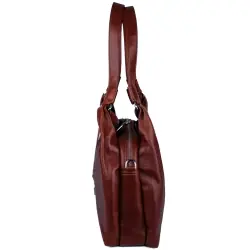 Сумка жіноча шкіряна Karya 2526-615 коричнева