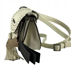 ​Сумка жіноча шкіряна Tony Bellucci 0167-201 молочна