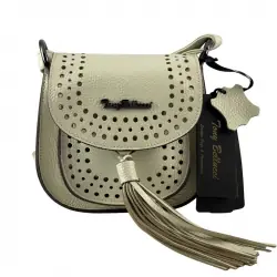 ​Сумка жіноча шкіряна Tony Bellucci 0167-201 молочна