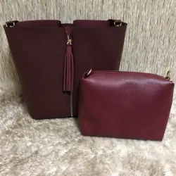 Сумка жіноча Vienca B1759 бордова