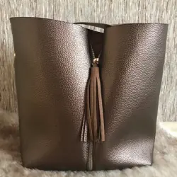 Сумка жіноча Vienca B1759 темно-золотиста