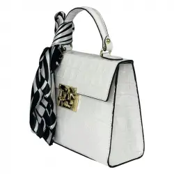​Сумка жіноча шкіряна Genuine Leather 85123CC біла