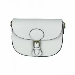 Сумка жіноча шкіряна Genuine Leather 758252 біла