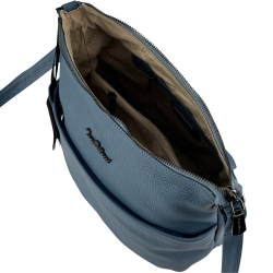 Сумка жіноча шкіряна Tony Bellucci 0072-215 блакитна