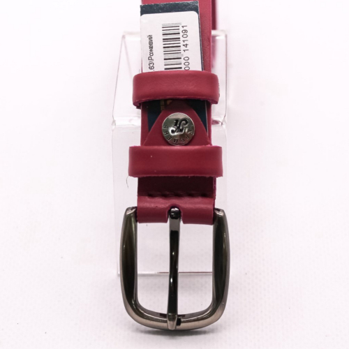 Ремень женский кожаный Кремень 05.25.00.63 розовый 115 см