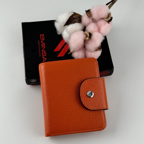 Кошелек женский кожаный Eminsa 2154 37-23 оранжевый