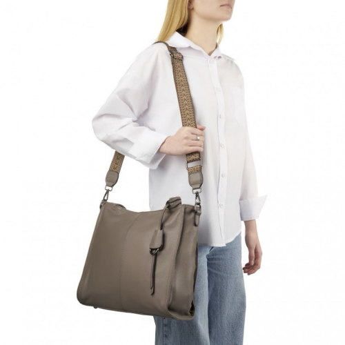 Сумка жіноча шкіряна Bags4Life 2026 бежева