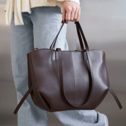 Сумка-шопер жіноча WeLassie 13505 Лаура шоколадна