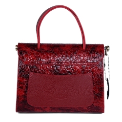 Сумка жіноча шкіряна лакована Karya 5075-569 червона