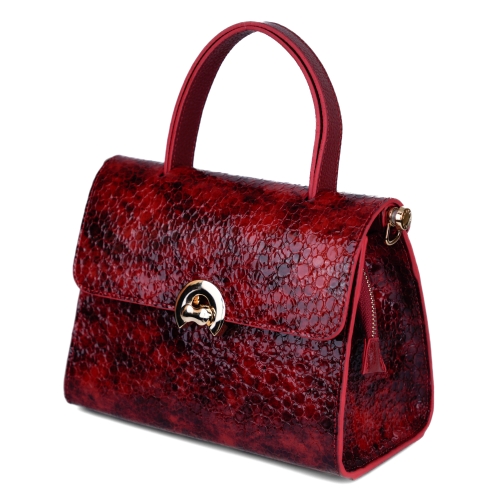 Сумка жіноча шкіряна лакована Karya 5075-569 червона