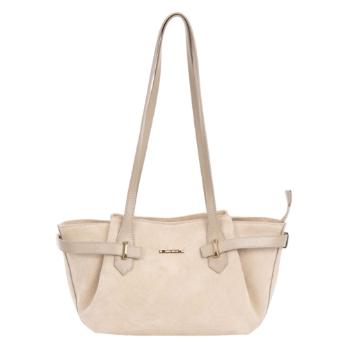 Сумка женская замшевая Enzo Nori EN1124-1103 молочная