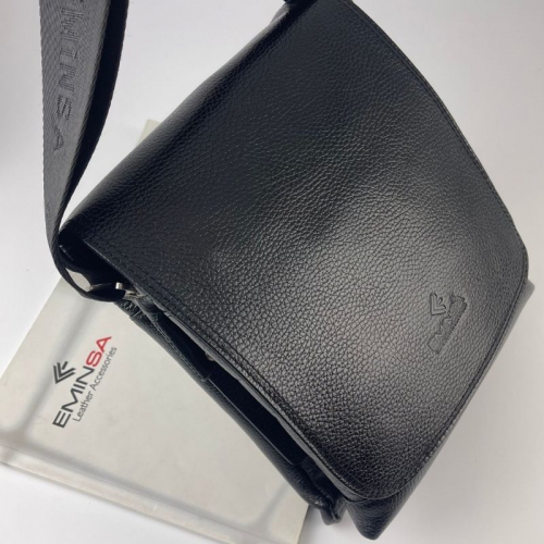 Сумка мужская кожаная Eminsa 6101 37-1