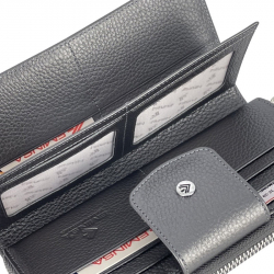 Кошелек женский кожаный Eminsa 2149 32-39 серебряный