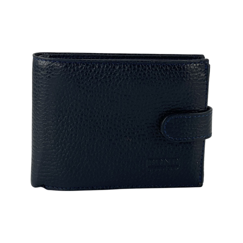 Кошелек мужской кожаный Bond 529-1170 темно-синий