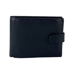 Гаманець чоловічий шкіряний Bond 529-1170 темно-синій