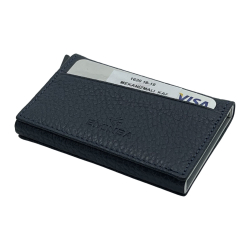 Візитниця-картхолдер шкіряна Eminsa 1620 18-19 темно-синя​​