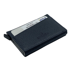 Візитниця-картхолдер шкіряна Eminsa 1620 18-19 темно-синя​​