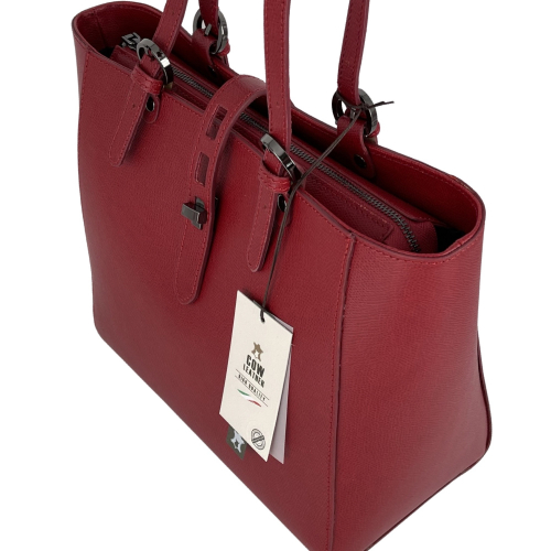 Сумка женская кожаная Genuine Leather 05415 PL08 винная