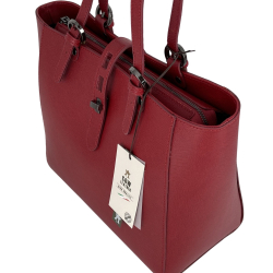 Сумка женская кожаная Genuine Leather 05415 PL08 винная