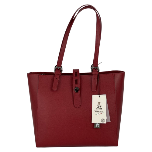 Сумка женская кожаная Genuine Leather 05415 PL08 винная