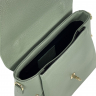 Сумка жіноча шкіряна Genuine Leather 1053 м'ятна​