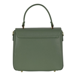 Сумка жіноча шкіряна Genuine Leather 1053 м'ятна​