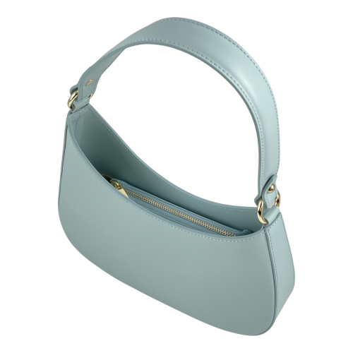 Сумка жіноча шкіряна Genuine Leather 854500025 блідо-бірюзова