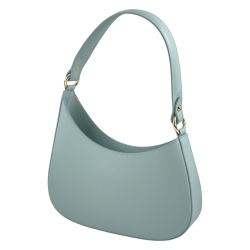 Сумка жіноча шкіряна Genuine Leather 854500025 блідо-бірюзова