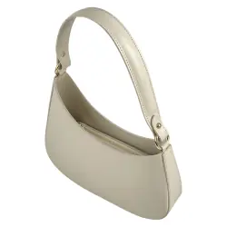 Сумка жіноча шкіряна Genuine Leather 854500025 екрю