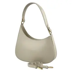 Сумка жіноча шкіряна Genuine Leather 854500025 екрю